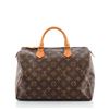 Image 3 : Louis Vuitton Brown Monogram Canvas Leather Speedy 30cm Handbag