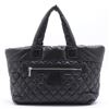 Image 1 : Chanel Black Quilted Nylon Coco Cocoon Reversible Medium Tote Bag
