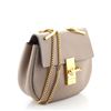 Image 1 : Chloe Gray Leather Drew Nano Crossbody Bag