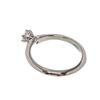 Image 4 : Tiffany  Co. Silver Diamond Solitaire Ring