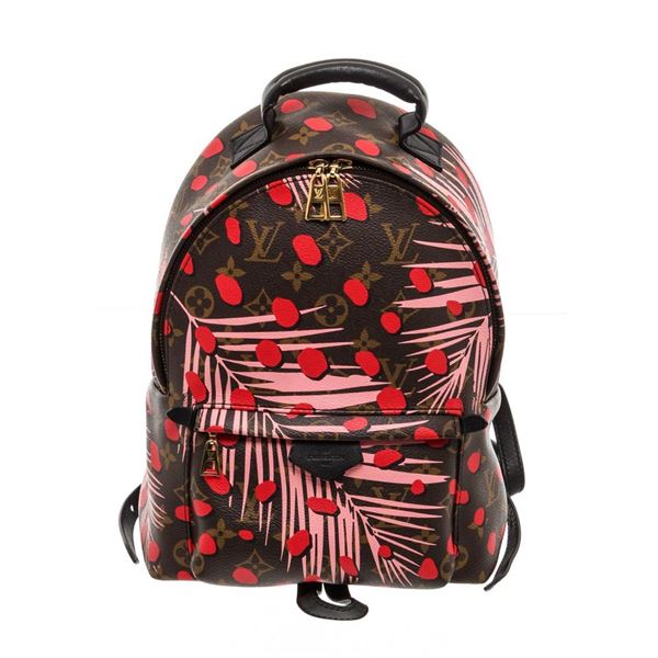 Louis Vuitton Monogram Jungle Dots Canvas Leather Palm Springs PM Backpack