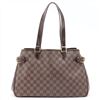 Image 1 : Louis Vuitton Damier Ebene Canvas Leather Batignolles Horizontal Bag