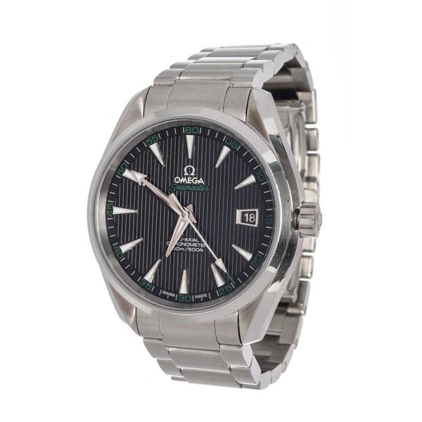 Omega Silver Seamaster Aqua Watch