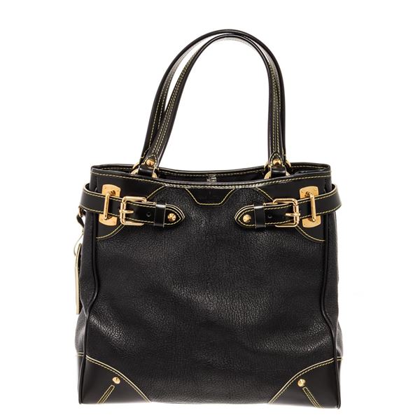 Louis Vuitton Black Suhali Leather Le Majestueux Tote Bag