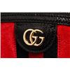Image 5 : Gucci Red Suede Black Leather Ophidia Dome Shoulder Bag