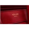 Image 5 : Celine Red Leather Micro Luggage Tote Bag