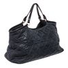 Image 3 : Chanel Blue Leather Stitch Cabas CC Chain XL Tote Bag