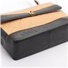 Image 4 : Chanel Beige Black Quilted Lambskin Leather CC Bicolor Flap Shoulder Bag