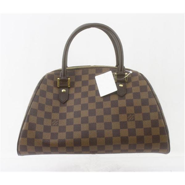Louis Vuitton Damier Ebene Canvas Leather Ribera MM Bag