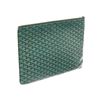 Image 3 : Goyard Green Goyardine Coated Canvas Senat GM Clutch
