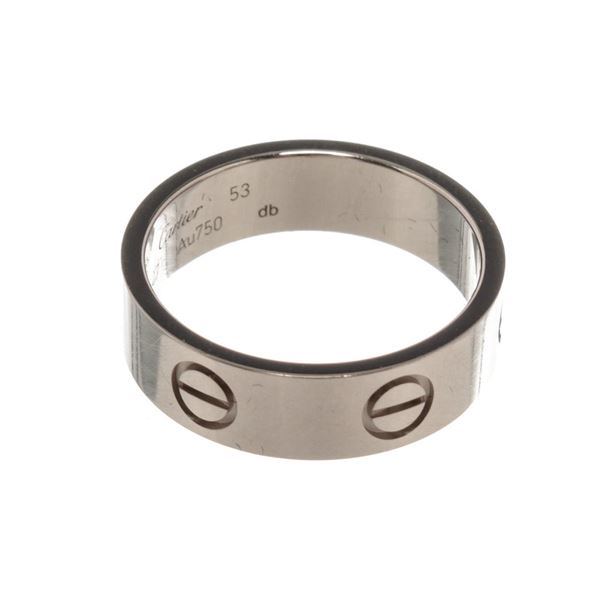 Cartier Silver Love Band Ring