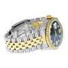 Image 7 : Rolex Mens 2 Tone Blue MOP Diamond 36MM Datejust Wristwatch