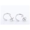 Image 3 : Cartier White Gold Love Mini Hoop Earrings
