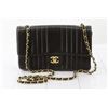 Image 1 : Chanel Black Vertical Quilted Lambskin Leather Mademoiselle Single Flap Bag