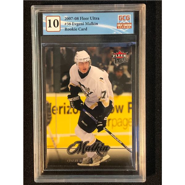 2007-08 FLEER ULTRA NO. 38 EVGENI MALKIN RC (GCG 10)