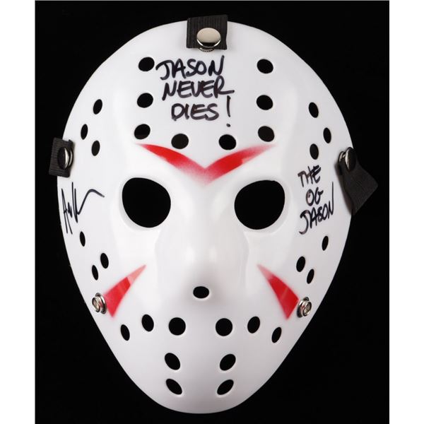 ARI LEHMAN SIGNED "JASON NEVER DIES, THE OG JASON" FRIDAY THE 13TH MASK (BECKETT COA)