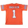 Image 1 : HENRY WINKLER SIGNED "COACH KLEIN" PRO STYLE FOOTBALL JERSEY (BECKETT COA)