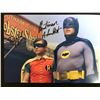 Image 1 : ADAM WEST & BURT WARD SIGNED BATMAN & ROBIN 8X10 PHOTO (REAL AUTHENTIC COA)