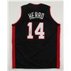 Image 1 : TYLER HERRO SIGNED MIAMI HEAT PRO STYLE BASKETBALL JERSEY (JSA COA)