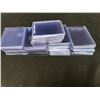 Image 1 : PLASTIC CARD SLEEVES LOT