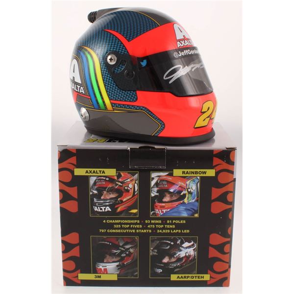 Jeff Gordon Signed NASCAR "Axalta" Mini Helmet (Gordon