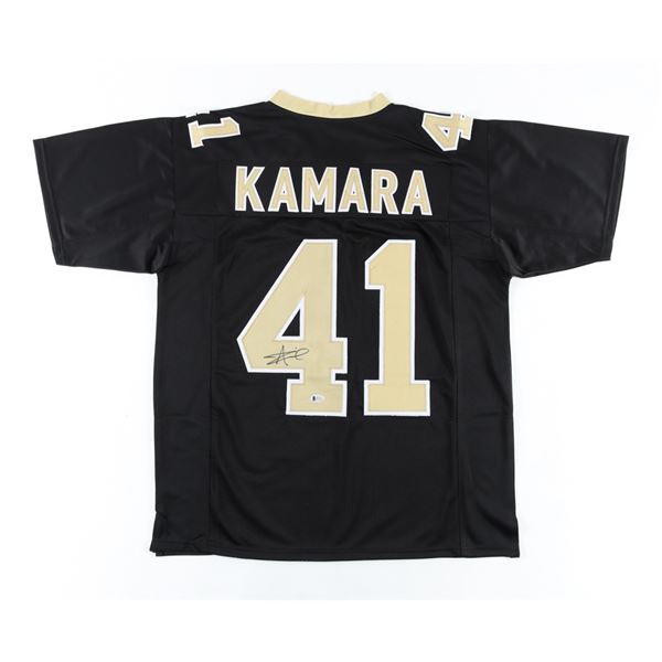 ALVIN KAMARA SIGNED NEW ORLEANS SAINTS PRO STYLE FOOTBALL JERSEY (BECKETT COA)