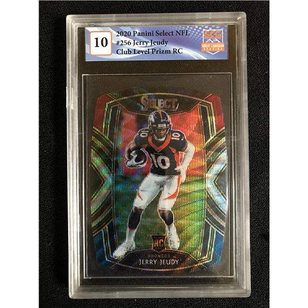 2020 PANINI SELECT NO. 256 JERRY JEUDY RC (GCG 10)