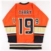Image 1 : TROY TERRY SIGNED DUCKS JERSEY (JSA COA)