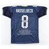 Image 1 : MATT HASSELBECK SIGNED SEAHAWKS CAREER STATS JERSEY (BECKETT)