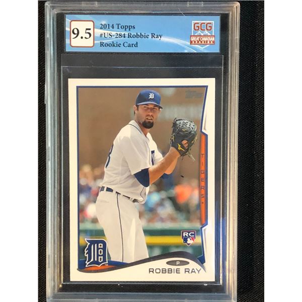 2014 TOPPS NO.US-284 ROBBIE RAY RC (GCG 9.5)