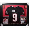 Image 1 : Bobby Hull Signed 35x43 Custom Framed Jersey Display w/ COA