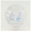 Image 2 : NOLAN RYAN SIGNED SOUVENIR GLASS BASEBALL W/CASE (PSA/DNA)