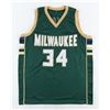 Image 3 : GIANNIS ANTETOKOUNMPO SIGNED MILWAUKEE BUCKS BASKETBALL JERSEY (JSA COA)