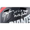 Image 2 : LAWRENCE TAYLOR SIGNED NY GIANTS FULL-SIZE FOOTBALL HELMET (JSA COA)