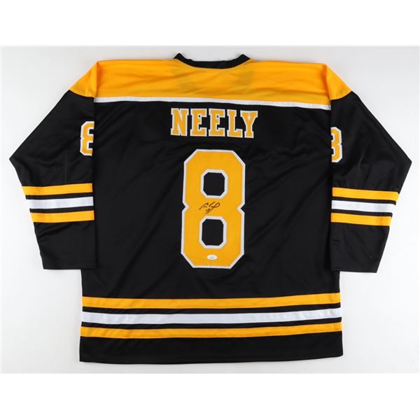 CAM NEELY SIGNED BOSTON BRUINS PRO STYLE HOCKEY JERSEY (JSA COA)