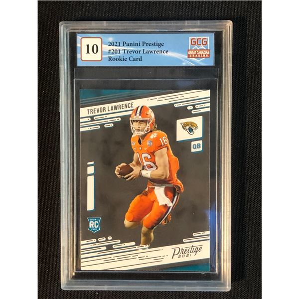 2021 PANINI PRESTIGE NO. 201 TREVOR LAWRENCE RC (GCG 10)