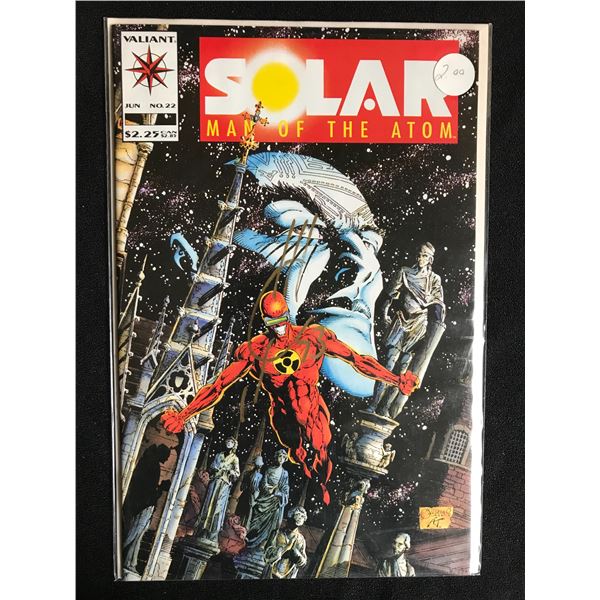 ARTIST SIGNED SOLAR: MAN OF THE ATOM NO. 22 (VALIANT COMICS)