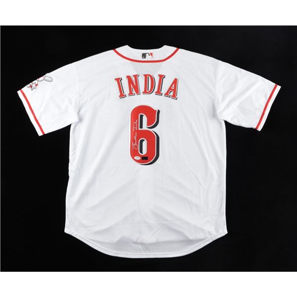 Jonathan India Signed Reds Jersey (PSA COA)