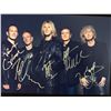 Image 1 : DEF LEPPARD BAND SIGNED 8X10 PHOTO (RA COA)