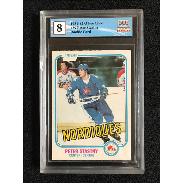 1981-82 O-PEE-CHEE NO. 39 PETER STASTNY RC (GCG 8)