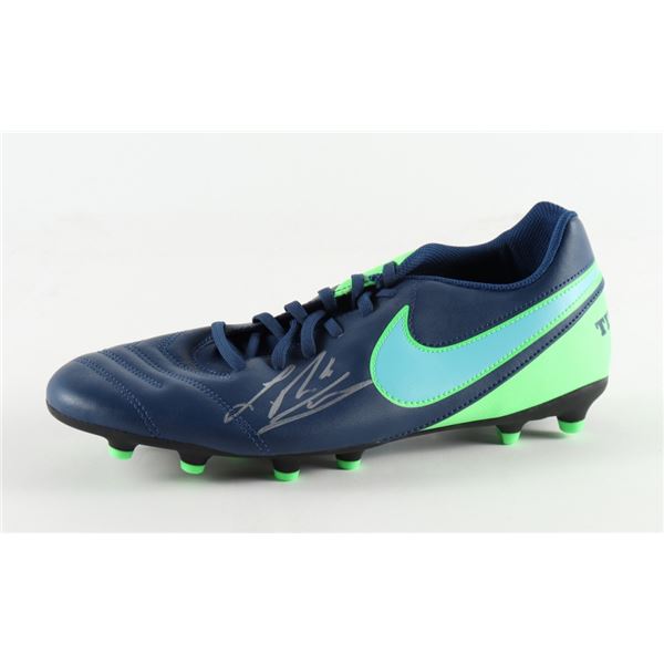 SERGIO RAMOS SIGNED NIKE SOCCER CLEAT )BECKETT COA)