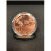 Image 1 : APOLLO 11 JULY 20, 1969 COIN 1 OZ. 999 BRONZE