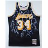 Image 3 : SHAQUILLE ONEAL SIGNED L.A LAKERS MITCHELL AND NESS THROWBACK (JSA COA)