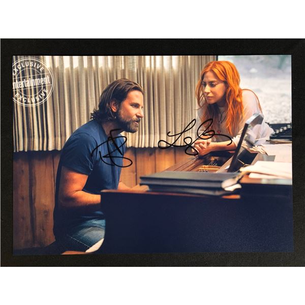 BRADLEY COOPER AND LADY GAGA SIGNED 8X10 PHOTO (RA COA)