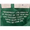 Image 3 : JOE NAMATH SIGNED JETS CAREER STATS PRO STYLE JERSEY (JSA COA)