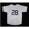Image 1 : DAVID JUSTICE SIGNED NEW YORK YANKEES BASEBALL JERSEY (JSA COA)