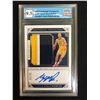 Image 1 : 2019 NATIONAL TREASURES NO.109 IGNAS BRAZDEKIS ROOKIE AUTO PATCH 69/99 (GCG 9.5)