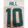 Image 2 : TYREEK HILL SIGNED DOLPHINS PRO STYLE JERSEY (BECKETT COA)