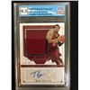 Image 1 : 2019 NATIONAL TREASURES NO.SS-10 TRAE YOUNG ROOKIE AUTO PATCH 8/10 (GCG 9.5)