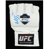 Image 1 : KHAMZAT "BORZ" CHIMAEV SIGNED OFFICIAL LOGO WHITE UFC GLOVE (PSA COA)